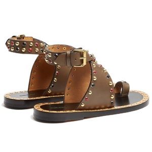 ISABEL MARANT Jools Ankle-Strap Sandals